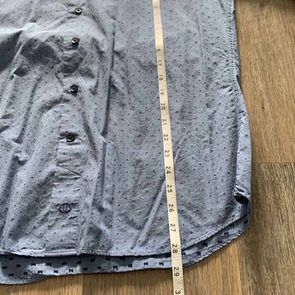 David Donahue button down long sleeve dress shirt sz 15.5 - Picture 10 of 12